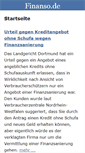 Mobile Screenshot of finanso.de